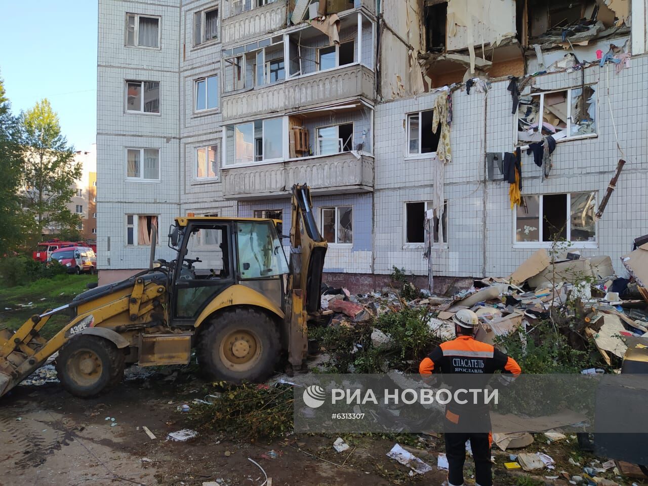 Взрыв газа в десятиэтажном доме в Ярославле