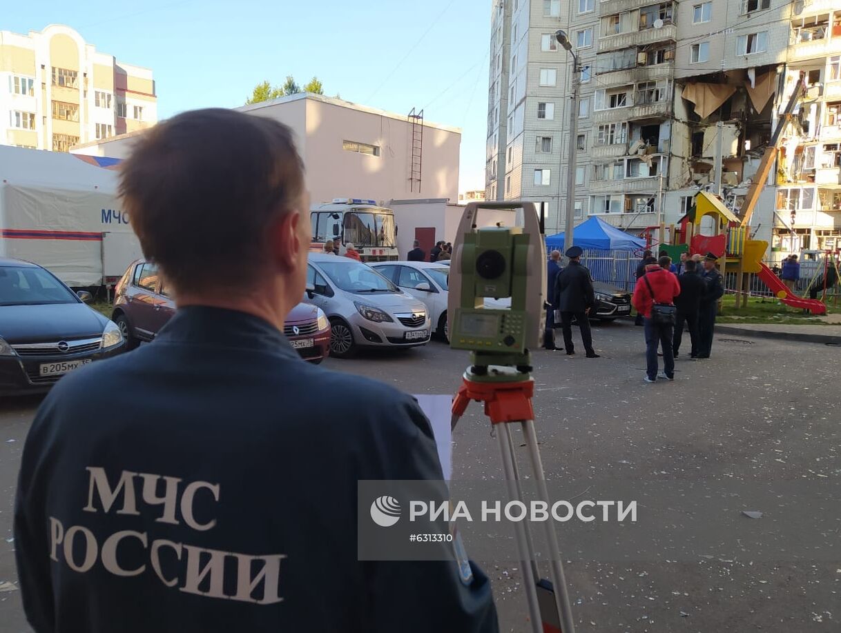 Взрыв газа в десятиэтажном доме в Ярославле