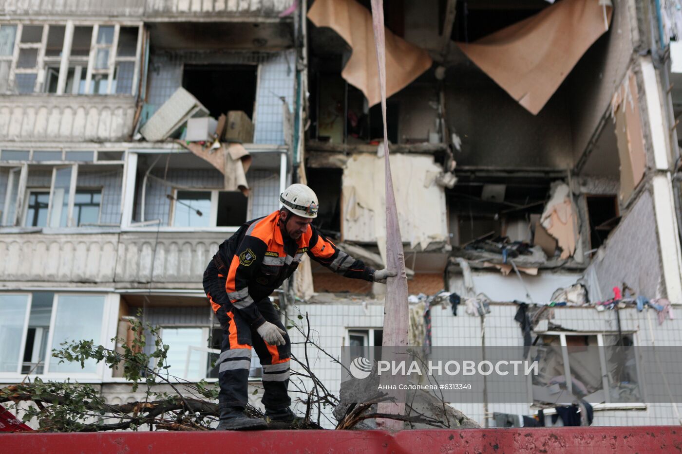 Взрыв газа в десятиэтажном доме в Ярославле | РИА Новости Медиабанк