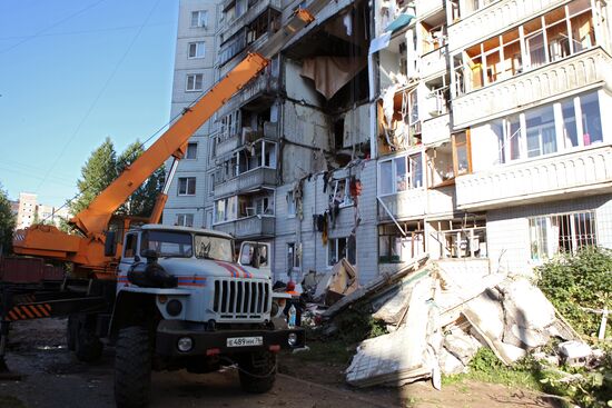 Взрыв газа в десятиэтажном доме в Ярославле