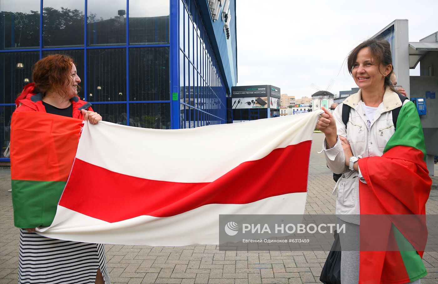 Мирная акция протеста в Минске