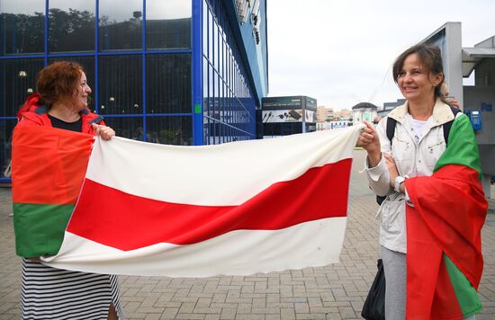 Мирная акция протеста в Минске