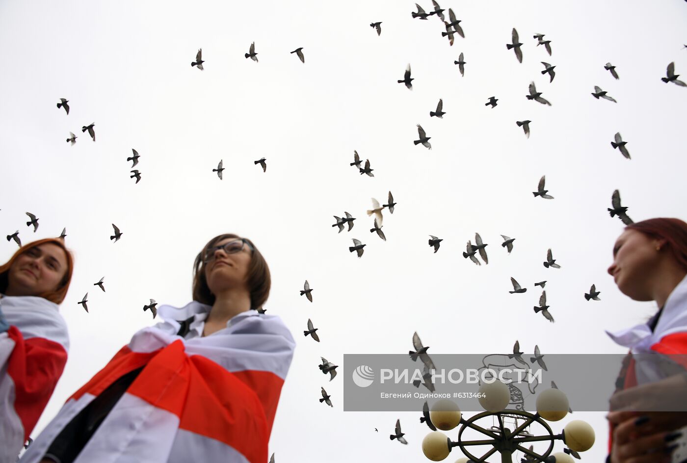 Мирная акция протеста в Минске