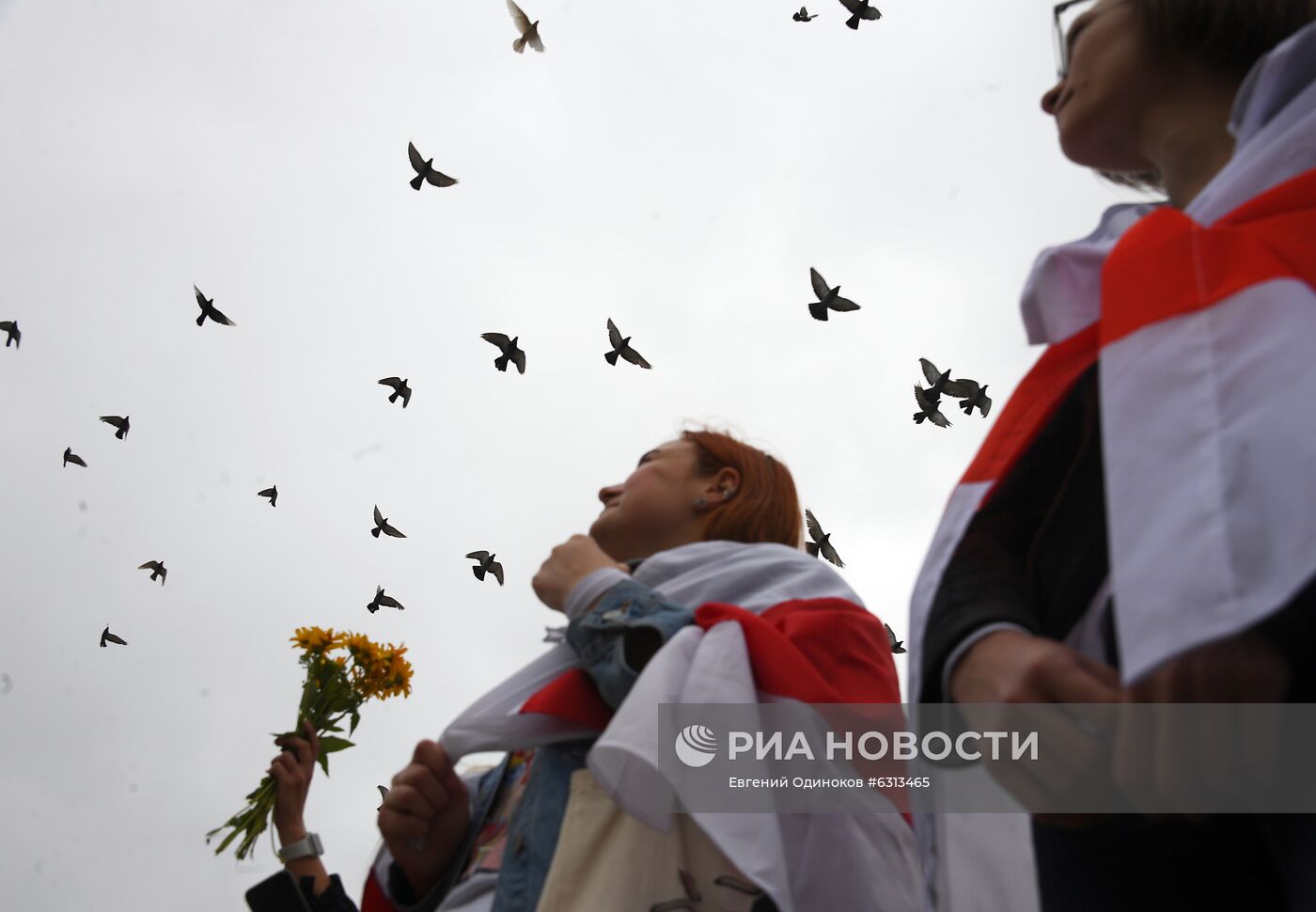 Мирная акция протеста в Минске