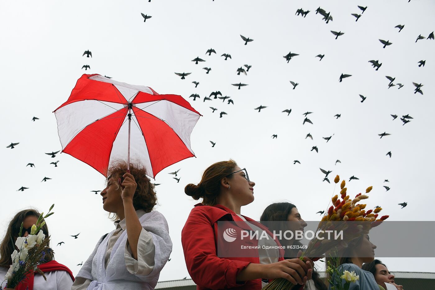 Мирная акция протеста в Минске