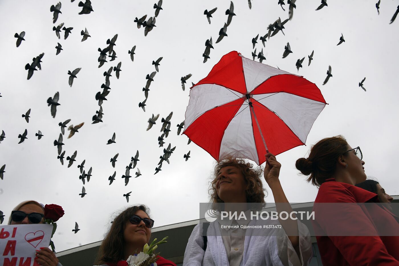 Мирная акция протеста в Минске