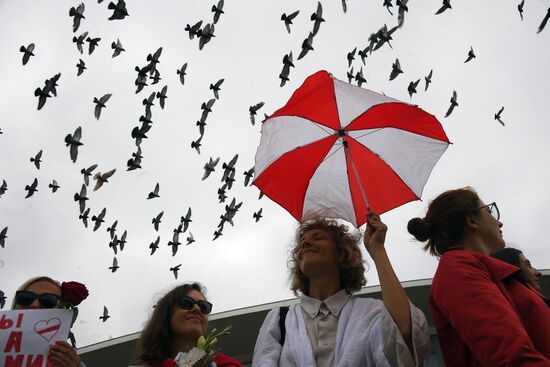 Мирная акция протеста в Минске