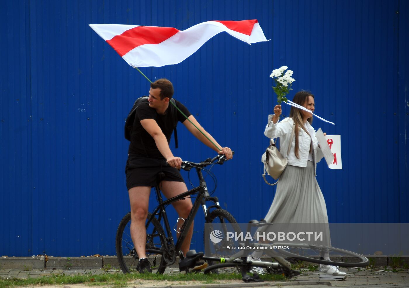 Мирная акция протеста в Минске