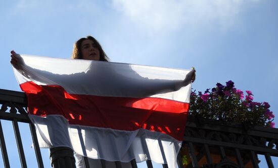 Мирная акция протеста в Минске