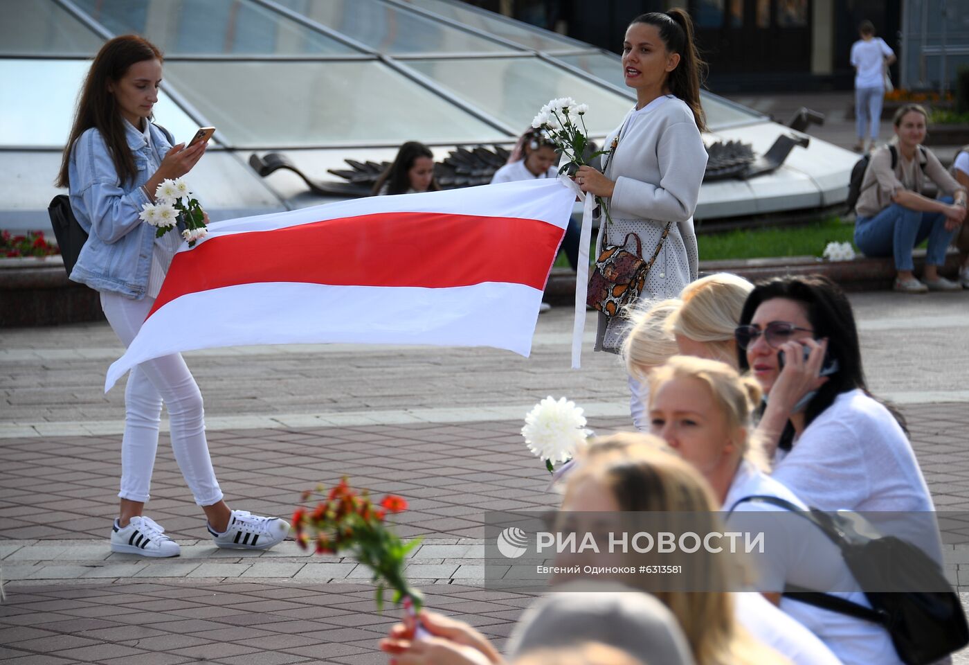 Мирная акция протеста в Минске