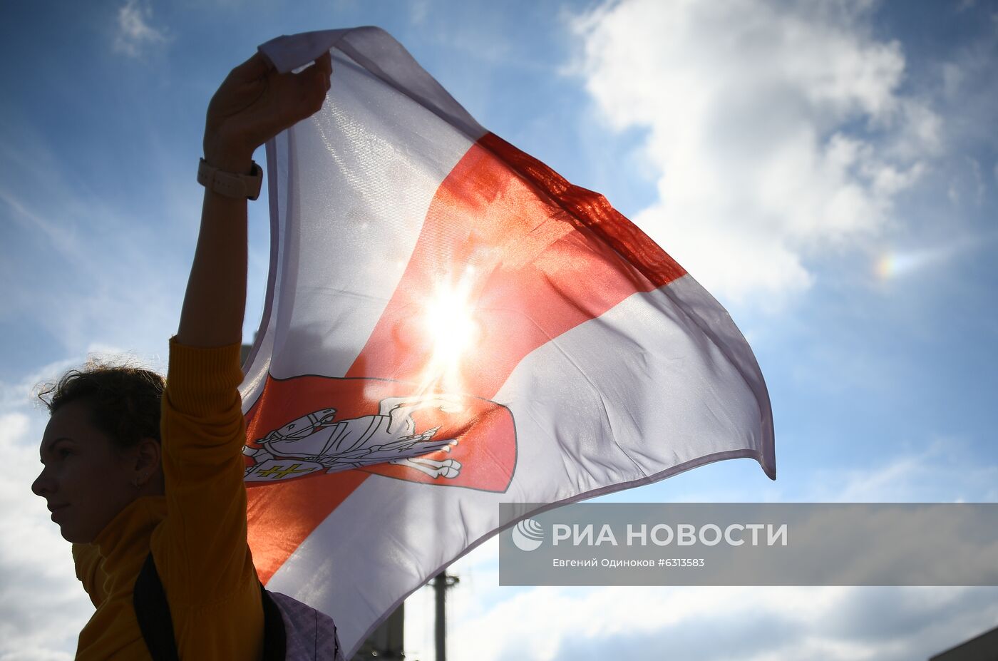 Мирная акция протеста в Минске