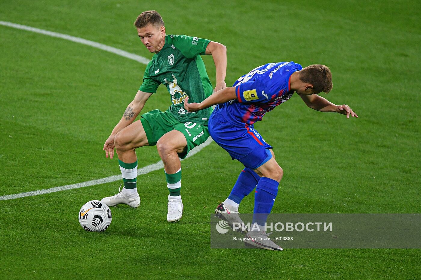 Футбол. РПЛ. Матч ЦСКА "Рубин"