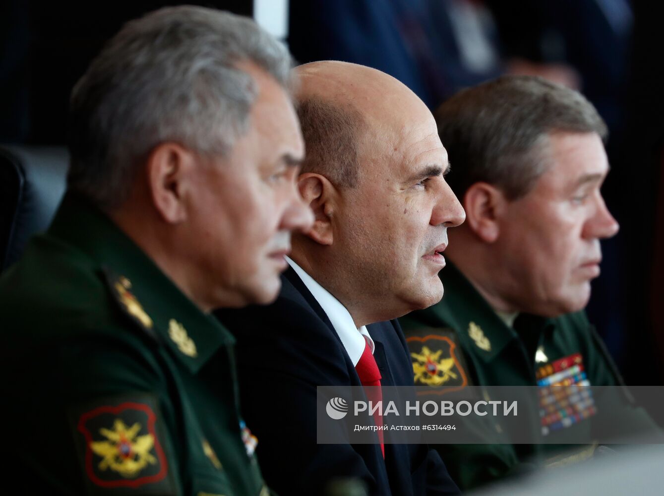 Премьер-министр РФ М. Мишустин принял участие в церемонии открытия форума "Армия-2020" и Армейских международных игр "АрМИ-2020"