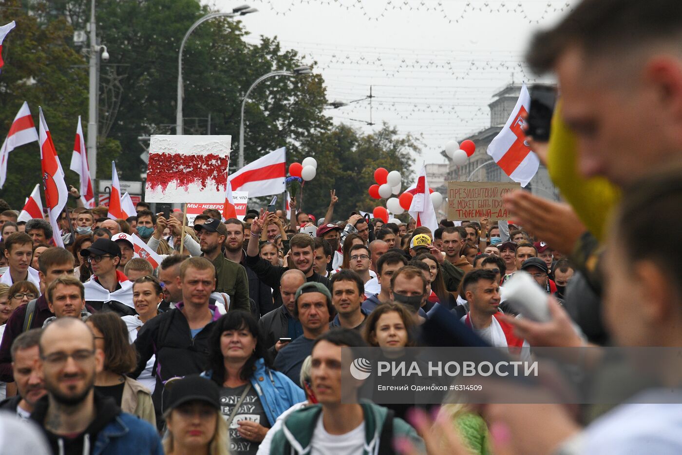 Акции протеста в Минске