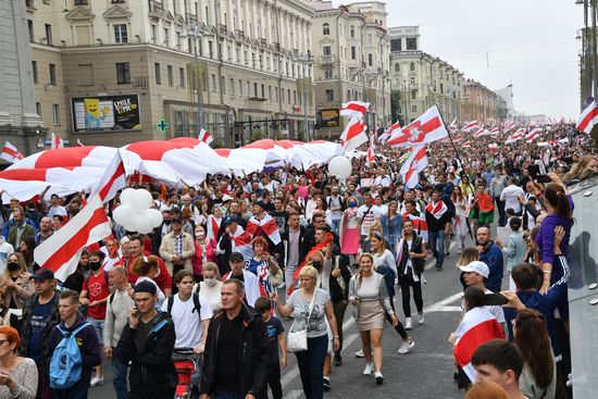 Акции протеста в Минске