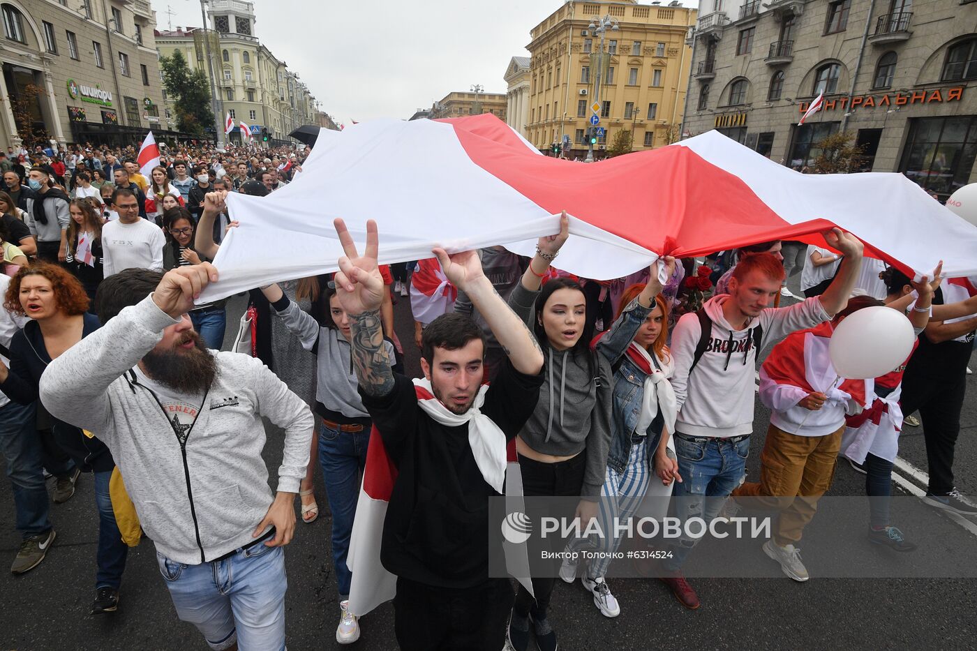 Акции протеста в Минске