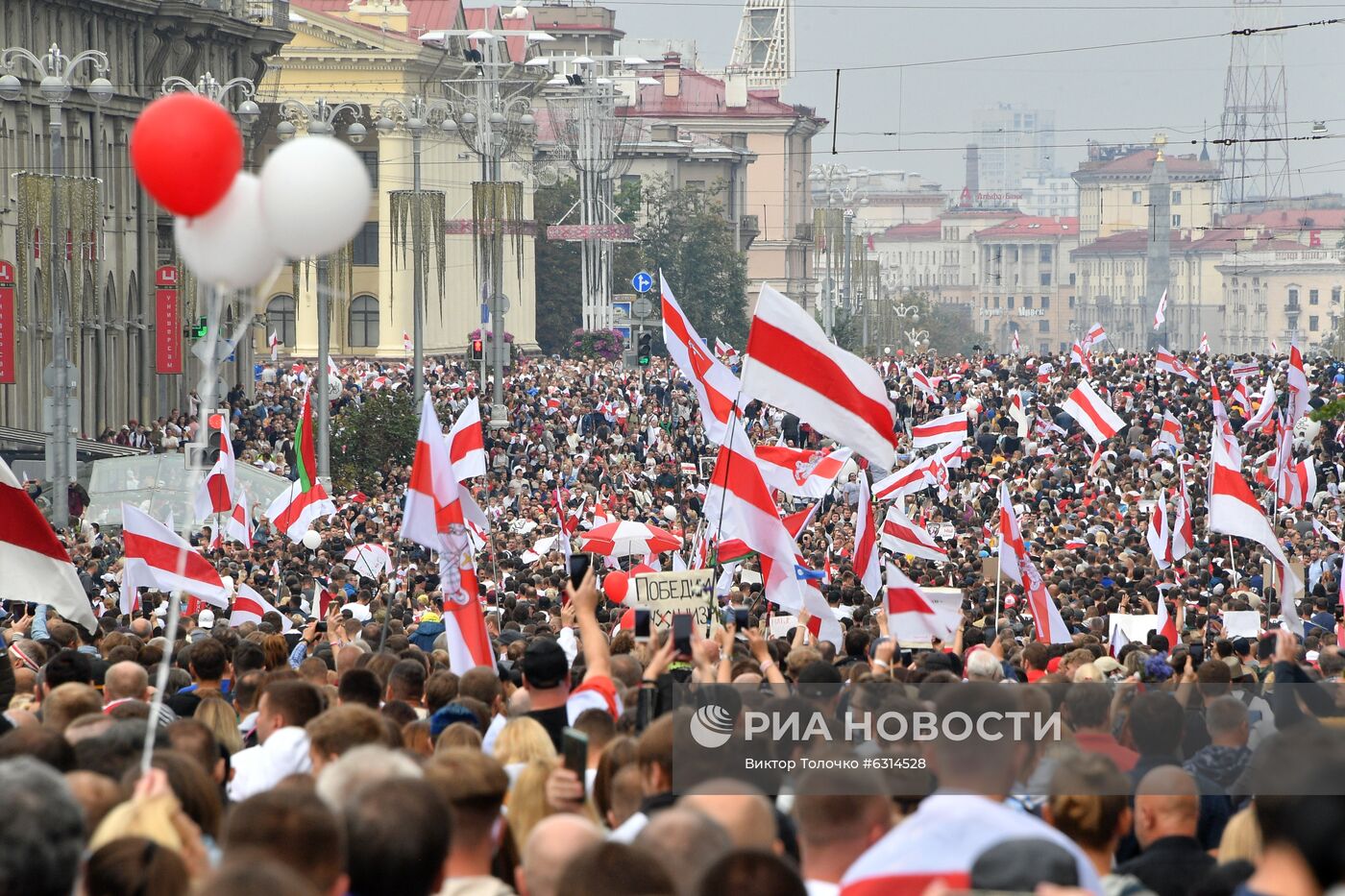 Акции протеста в Минске