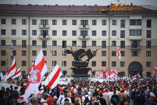 Акции протеста в Минске