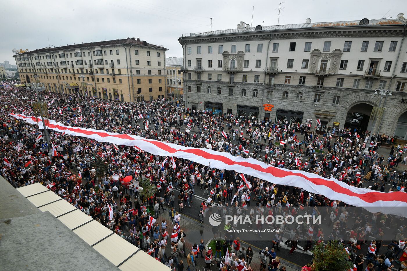 Акции протеста в Минске