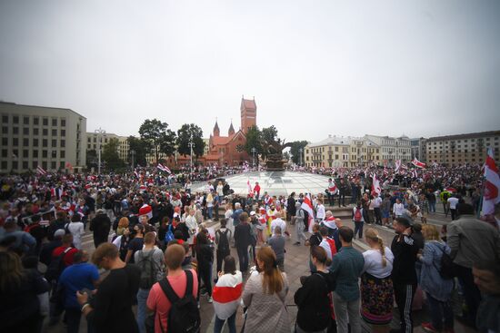 Акции протеста в Минске