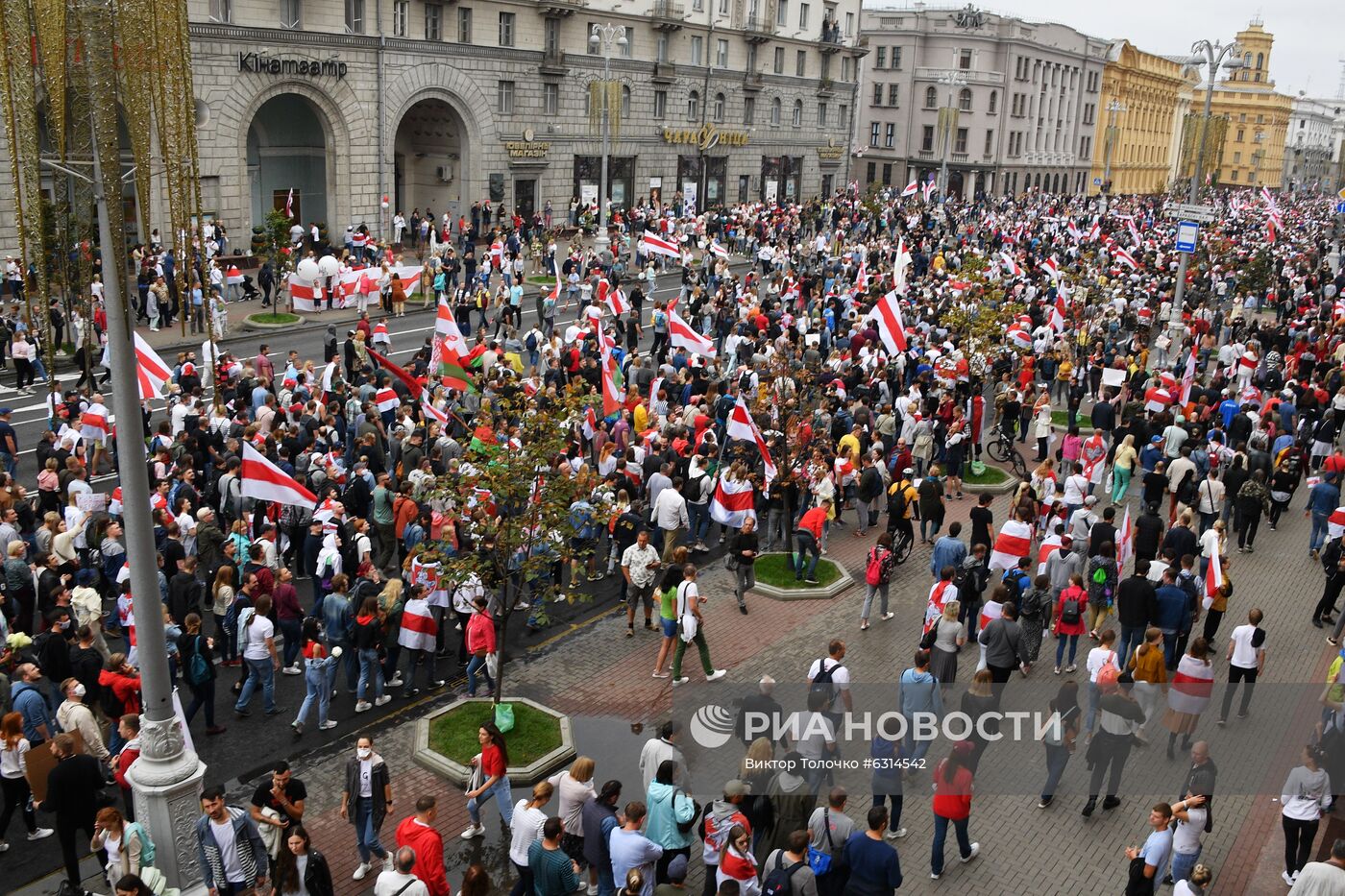 Акции протеста в Минске