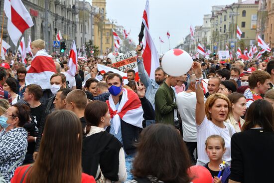 Акции протеста в Минске