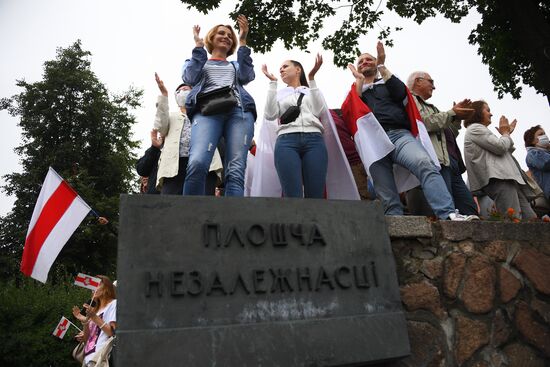 Акции протеста в Минске