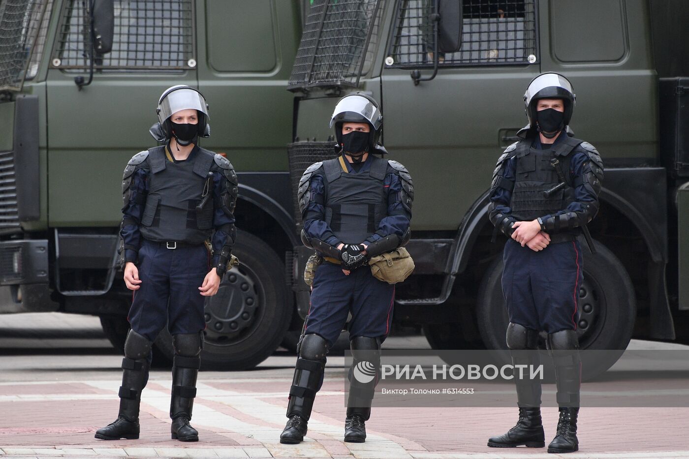 Акции протеста в Минске