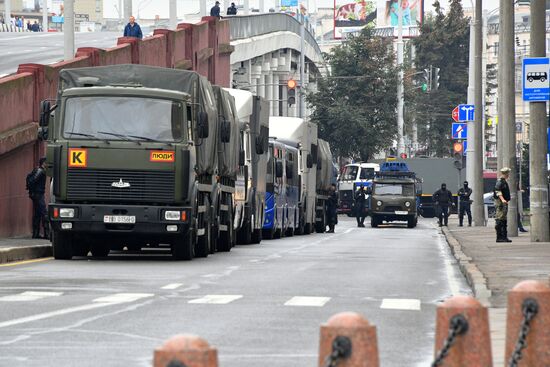 Акции протеста в Минске