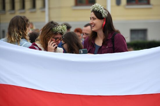 Акции протеста в Минске