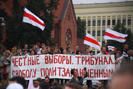 Акции протеста в Минске