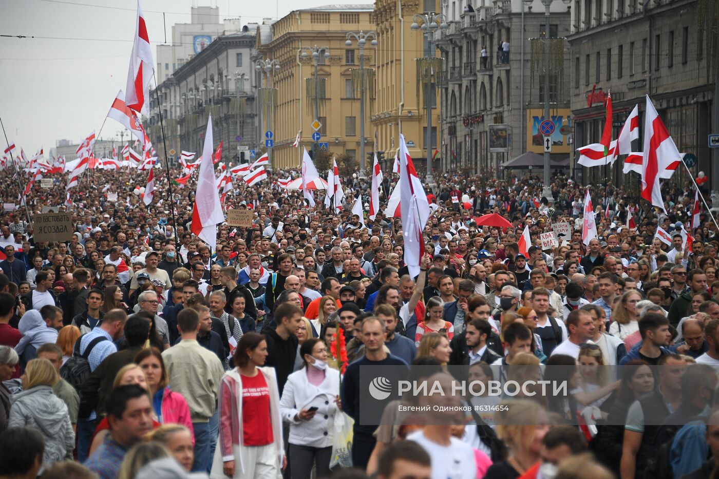 Акции протеста в Минске