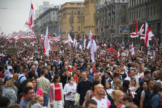 Акции протеста в Минске