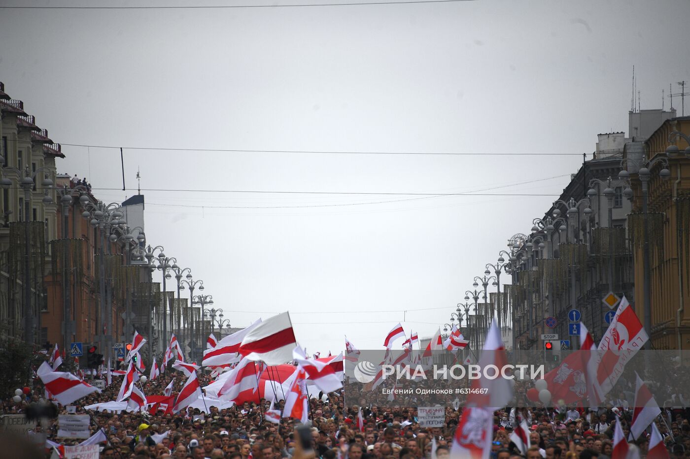 Акции протеста в Минске