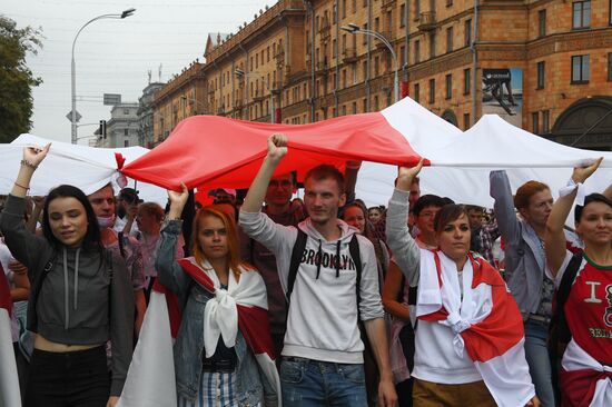 Акции протеста в Минске