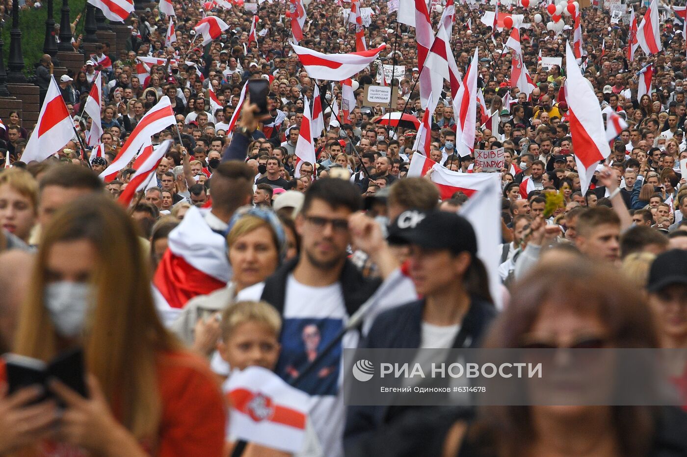 Акции протеста в Минске