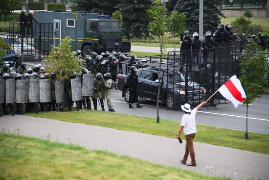 Акции протеста в Минске