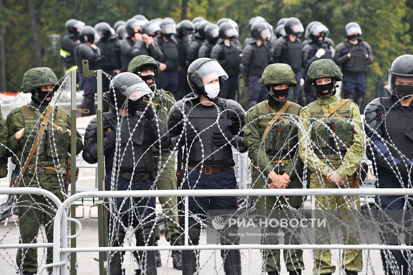 Акции протеста в Минске