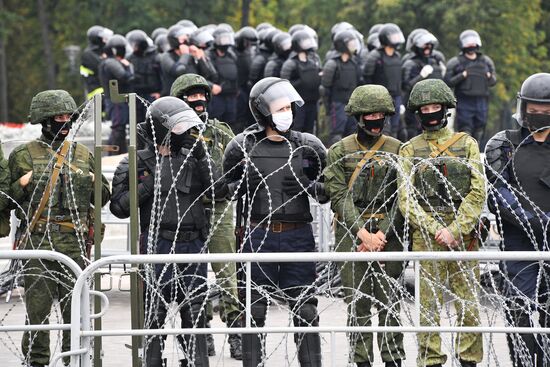 Акции протеста в Минске