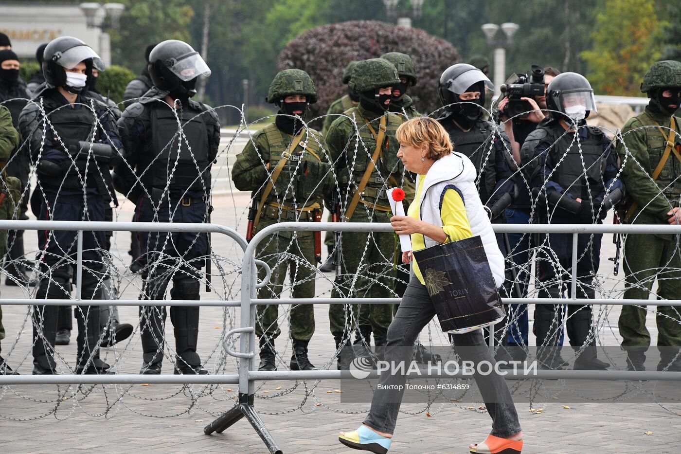 Акции протеста в Минске