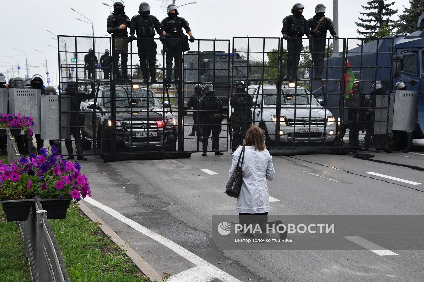 Акции протеста в Минске