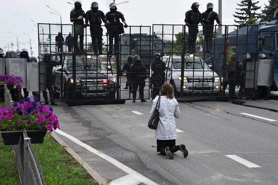 Акции протеста в Минске