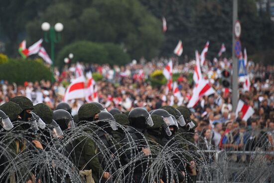 Акции протеста в Минске