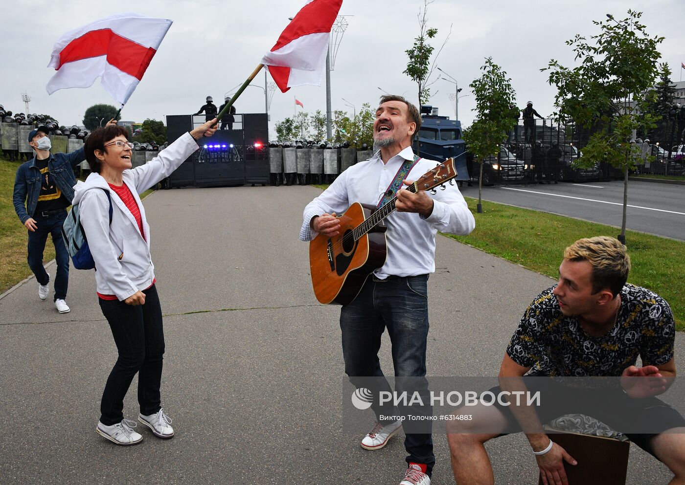 Акции протеста в Минске