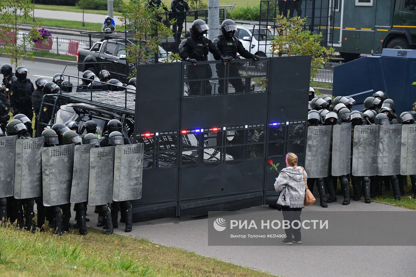 Акции протеста в Минске