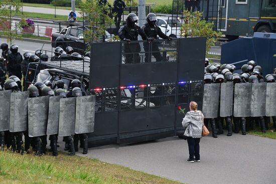 Акции протеста в Минске