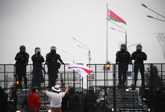 Акции протеста в Минске