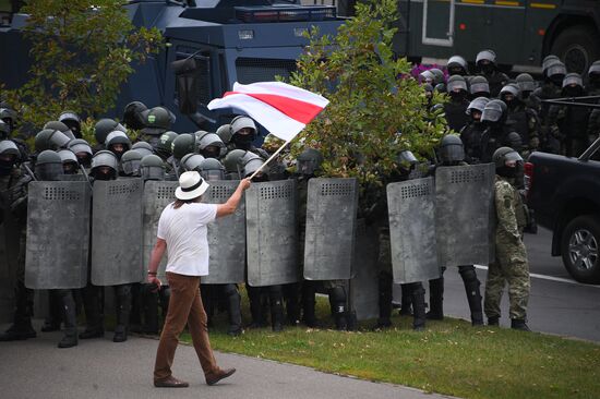 Акции протеста в Минске