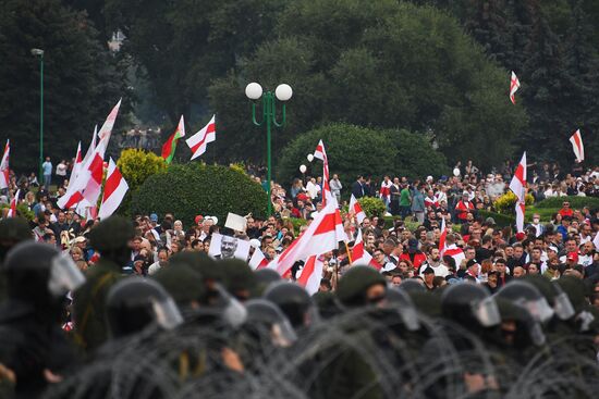 Акции протеста в Минске