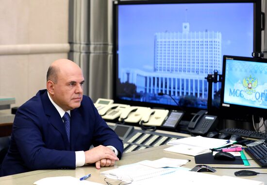 Премьер-министр РФ М. Мишустин провел совещание с вице-премьерами РФ